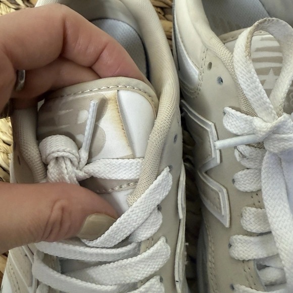 New Balance 480 Cream White Sneakers Women's EU 39.5 Court Style Women 8.5 - Picture 8 of 10